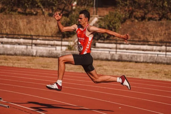 athlete training stadium